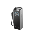 Павербанк EcoFlow RAPID Power Bank з кабелями 25000mAh сріблястий