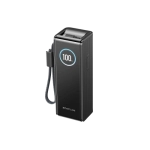 Павербанк EcoFlow RAPID Power Bank з кабелями 25000mAh чорний