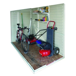 Сарай пластиковий Sidemate 242x122x185 см слонова кістка