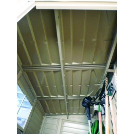 Сарай пластиковий Sidemate 242x122x185 см слонова кістка
