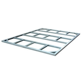Сарай металевий ECO 320x241x196 см зелений з білим