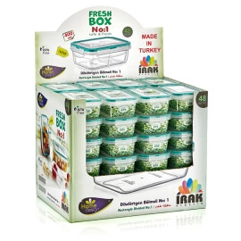 Контейнер Fresh Box прямокутний 0,4 л прозорий