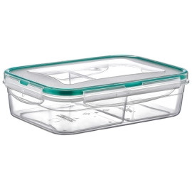 Контейнер Fresh Box  2 відсіки 0,5 л + 0,5 л прозорий