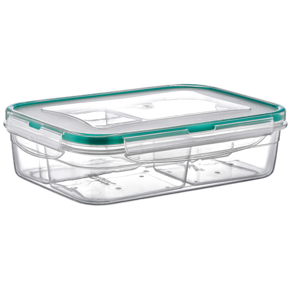 Контейнер Fresh Box 4 відсіки 0,25 л + 0,25 л + 0,25 л + 0,25 л прозорий