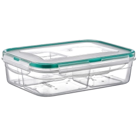 Контейнер Fresh Box 4 відсіки 0,25 л + 0,25 л + 0,25 л + 0,25 л прозорий