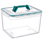 Контейнер з ручкою великий Fresh Box 11 л прозорий