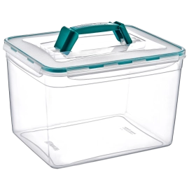 Контейнер з ручкою великий Fresh Box 11 л прозорий