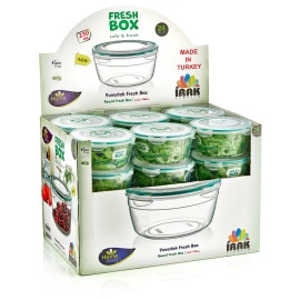 Контейнер Fresh Box круглий 2,3 л прозорий