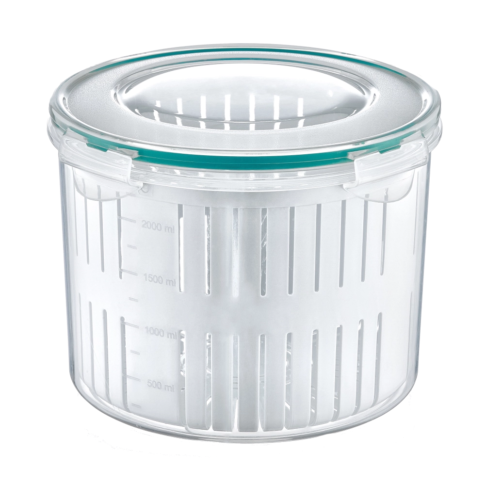 Контейнер Fresh Box з друшляком 2,5 л прозорий