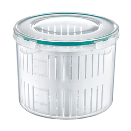 Контейнер Fresh Box з друшляком 2,5 л прозорий