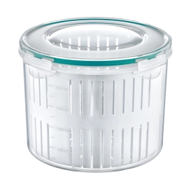 Контейнер Fresh Box з друшляком 2,5 л прозорий