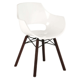 Крісло Papatya Opal Wox Iroko біле
