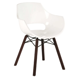 Крісло Papatya Opal Wox Iroko біле