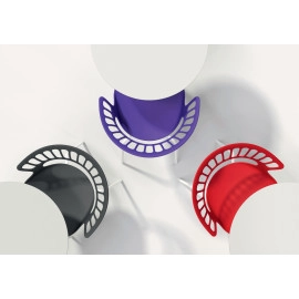 Крісло Papatya Tiara білий, база хром