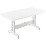 Стіл PAPATYA Престиж 88x155 білий