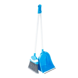 Мітла з совком Irak Plastik Polo блакитний