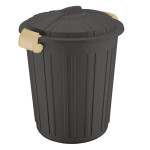 Бак для сміття Irak Plastik Luxury № 5 Herkul 73 л шоколад