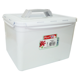 Контейнер з ручкою великий Fresh Box 11 л білий