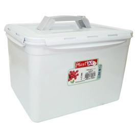 Контейнер з ручкою великий Fresh Box 11 л білий