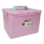 Контейнер з ручкою великий Fresh Box 11 л рожевий