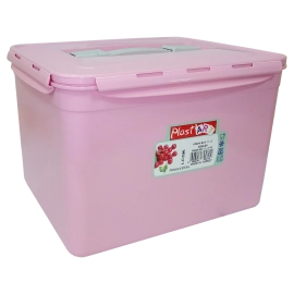 Контейнер з ручкою великий Fresh Box 11 л рожевий