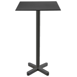 База стола Kross bar 63x63x110 см антрацит Papatya