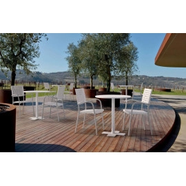 База стола Oxo bar base 45x45x110 см катафорез матова чорна Papatya