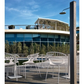 База стола Lotus Square 40x40x73 см антрацит Papatya