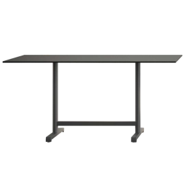 База стола Plus II 80x60x73 см сіро-коричнева Papatya