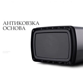 Сенсорне відро для сміття JAH 20 л прямокутне рожеве золото з внутрішнім відром