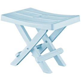 Табурет складаний 35x25x28 см блакитний Irak Plastik
