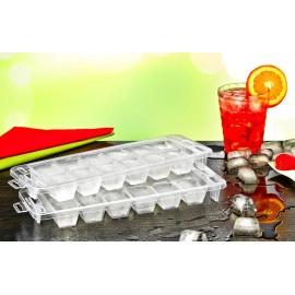 Форма для льоду Premium 2 шт біла Irak Plastik