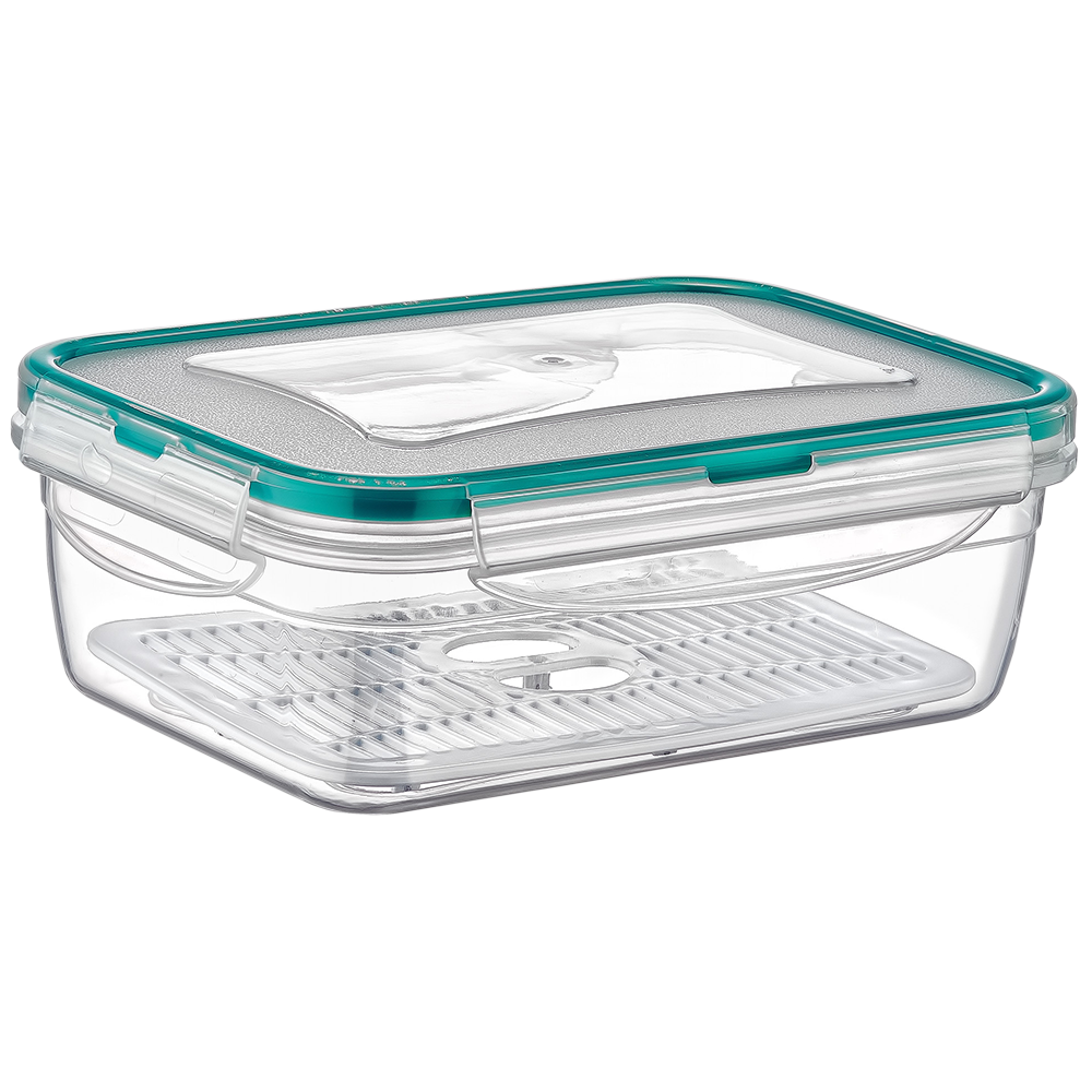 Контейнер Fresh Box прямокутний 1,4 л прозорий Irak Plastik