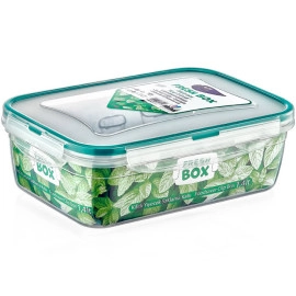 Контейнер Fresh Box прямокутний 1,4 л прозорий Irak Plastik