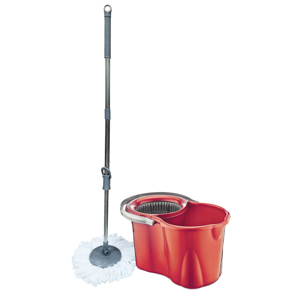Набір для прибирання Planet Spin Mop Classic 19 л червоний