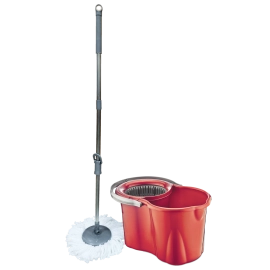 Набір для прибирання Planet Spin Mop Classic 19 л червоний