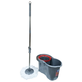 Набір для прибирання Planet Spin Mop Classic 19 л металік