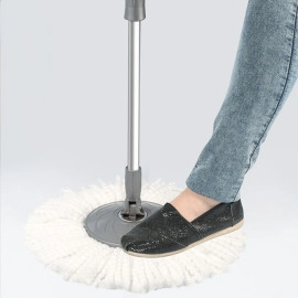 Набір для прибирання Planet Spin Mop Duo 19 л кремово-сірий