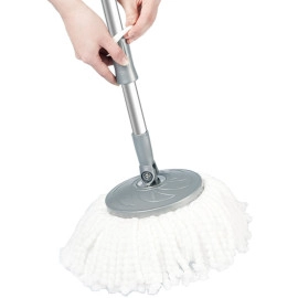 Набір для прибирання Planet Spin Mop Duo 19 л кремово-сірий
