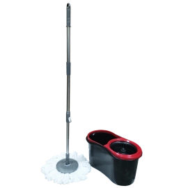 Набір для прибирання Planet Spin Mop Eco 13 л чорний