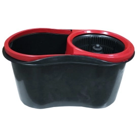 Набір для прибирання Planet Spin Mop Eco 13 л чорний