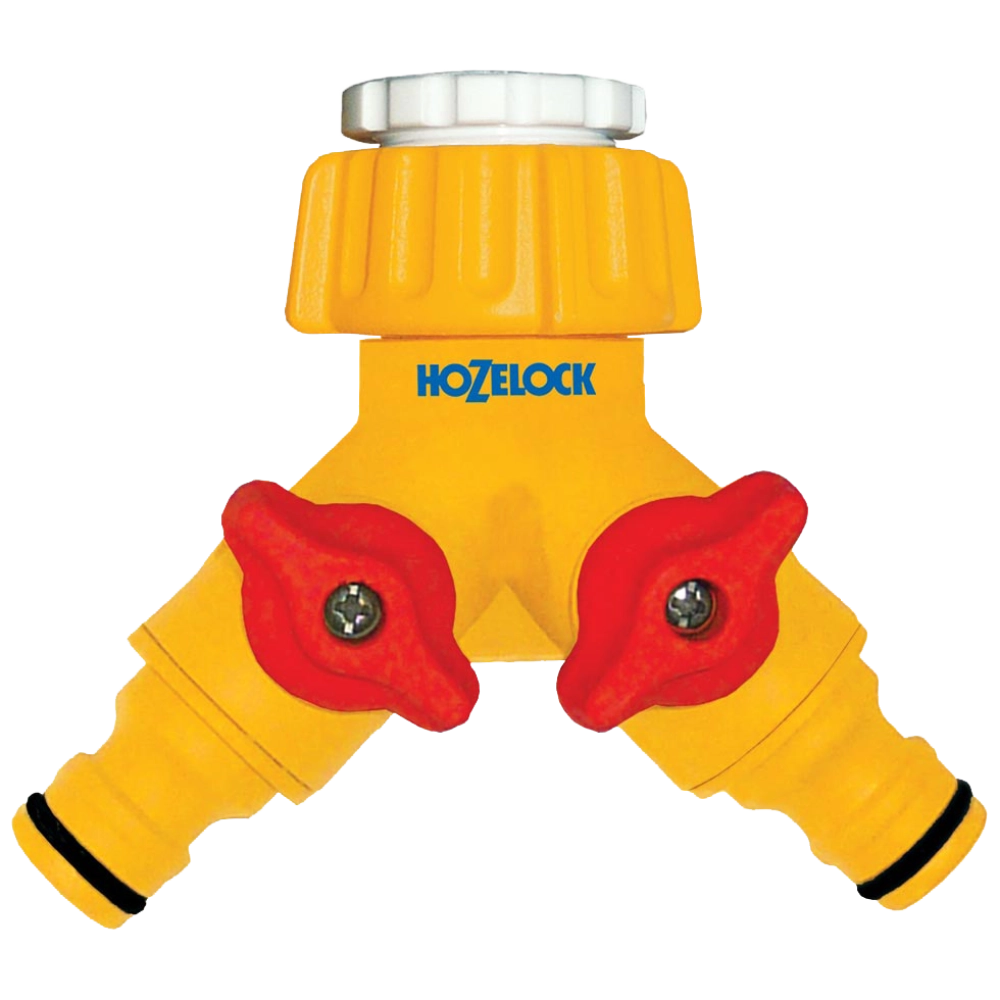 Конектор для крана подвійний HoZelock 2256 1/2 "/ 3/4" (G1 / 2 і G3 / 4)