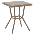 Стіл Tilia Kobe 60x60 см стільниця зі скла кавовий - бежевий - кавовий
