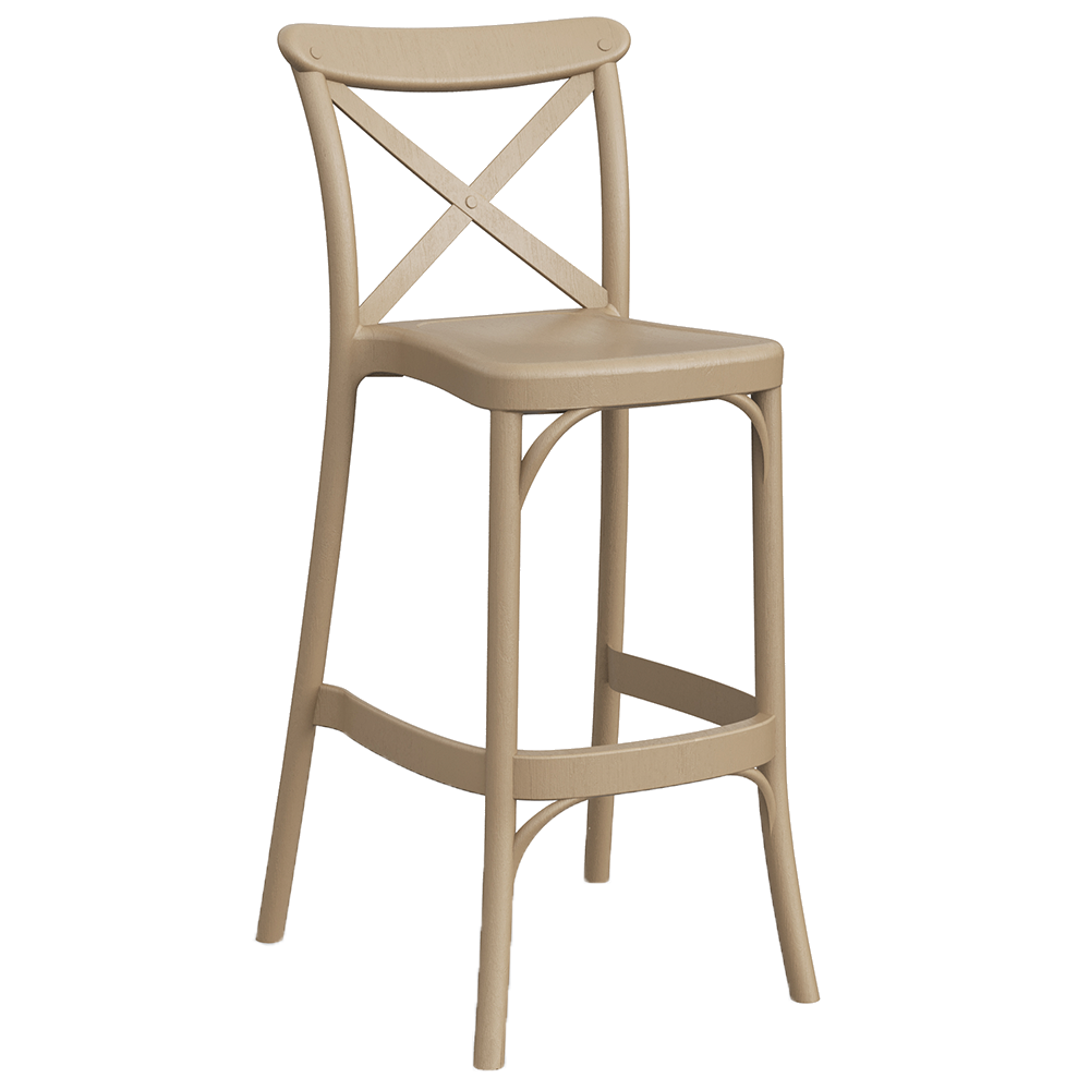Стілець барний Tilia Capri 65 см кавовий