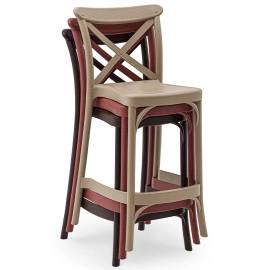 Стілець барний Tilia Capri 65 см чорний