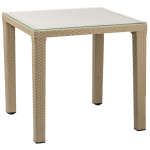 Стіл Tilia Antares 80x80 см ніжки пластикові кавовий