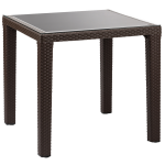 Стіл Tilia Antares 80x80 см ніжки пластикові венге