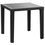 Стіл Tilia Antares 80x80 см ніжки пластикові чорний