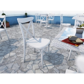 Стіл Tilia Antares 80x120 см стільниця зі скла, база нержавіюча сталь чорний