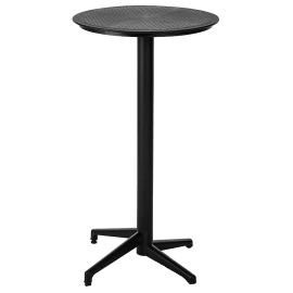 Стіл барний з відкидною стільницею Tilia Moon d60 см чорний